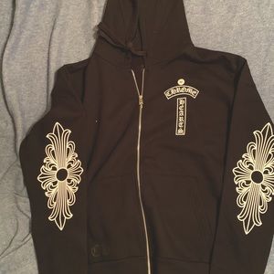 Chrome hearts zip hoodie